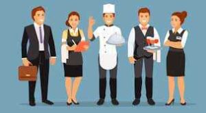 vendéglátós munka lehetőségek figurákkal ábrázolva