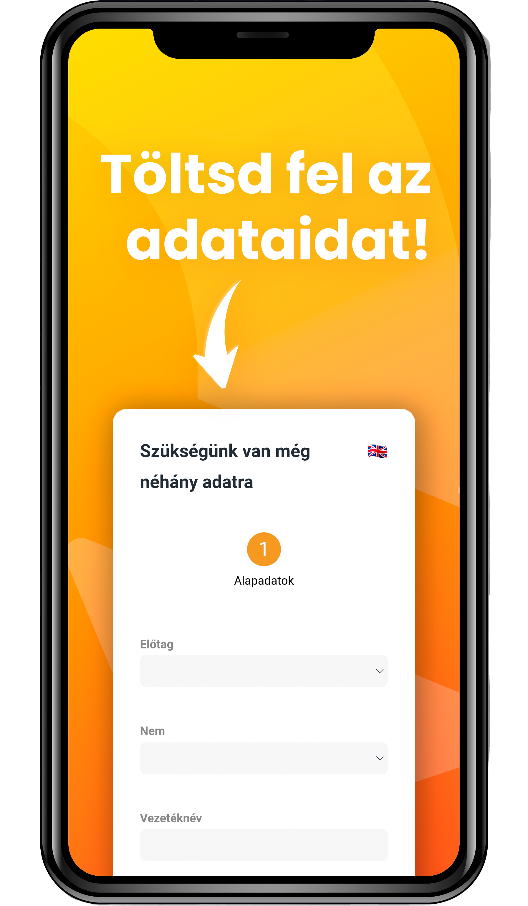 adatok wolt futár diákmunka regisztrációja 2. lépés