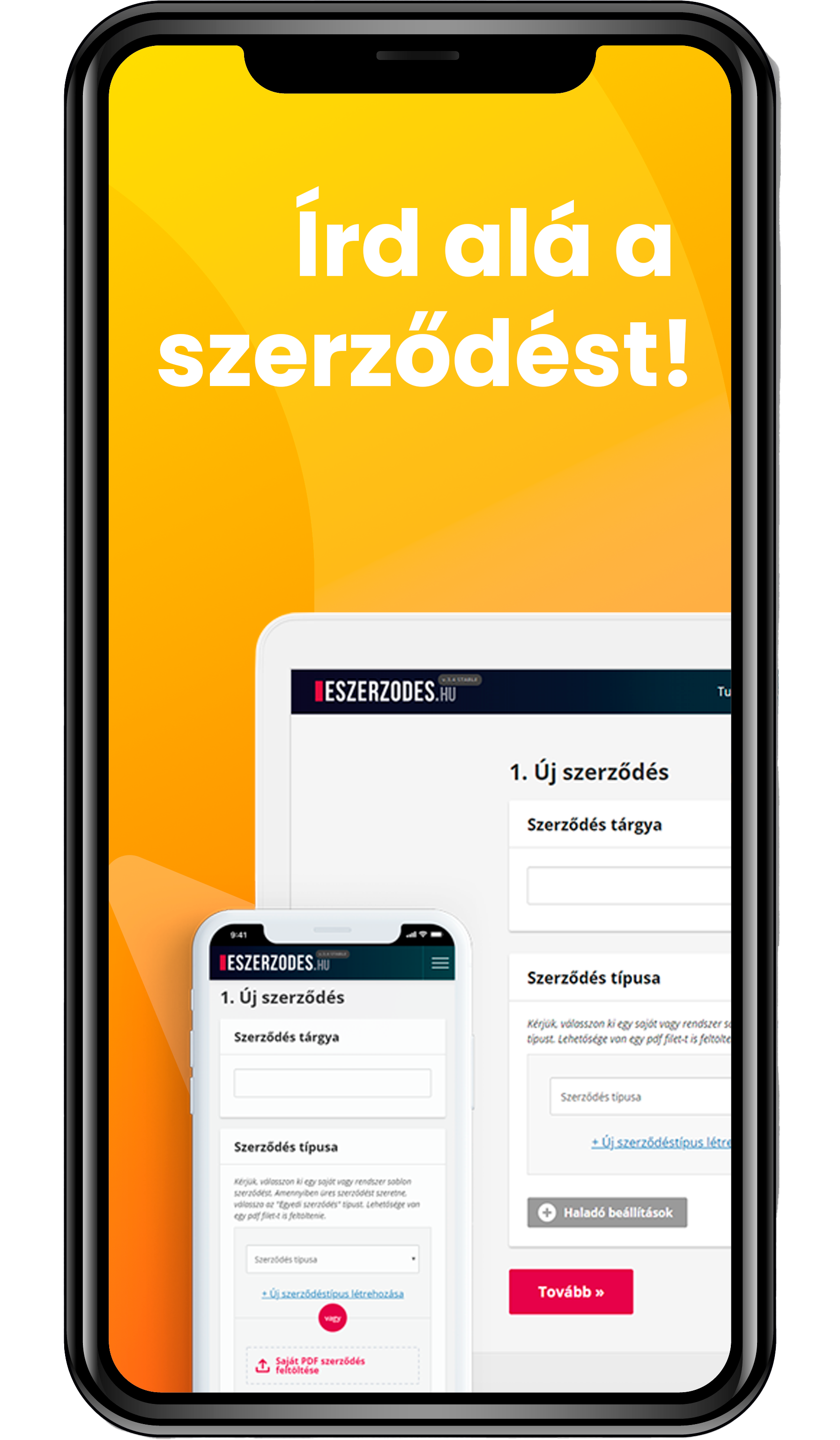 szerzodes wolt futár diákmunka regisztrációja 3. lépés