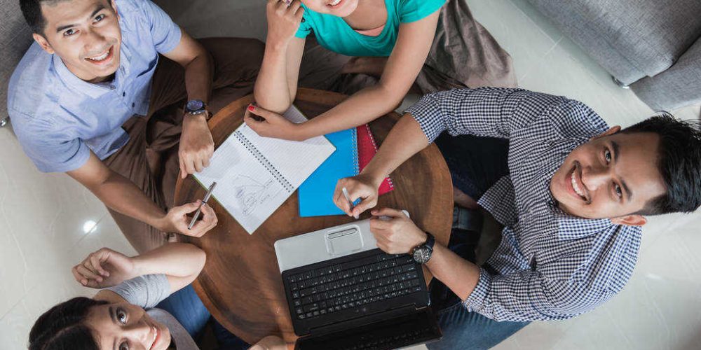 Diákszervezet gyűlés közben