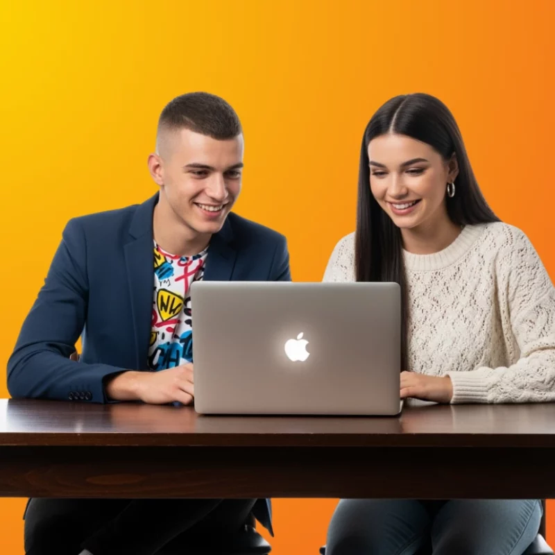 Jól fizető diákmunkákkal sok pénzt keresett diákok macbookoznak