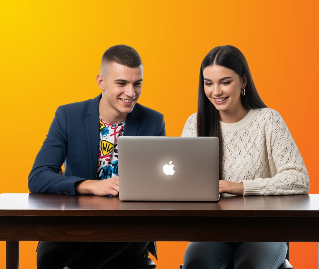 Jól fizető diákmunkákkal sok pénzt keresett diákok macbookoznak